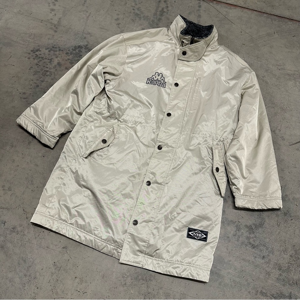 KAPPA Coaches‎ Coat Sherpa Lined Jacket Medium - Picture 2 of 14